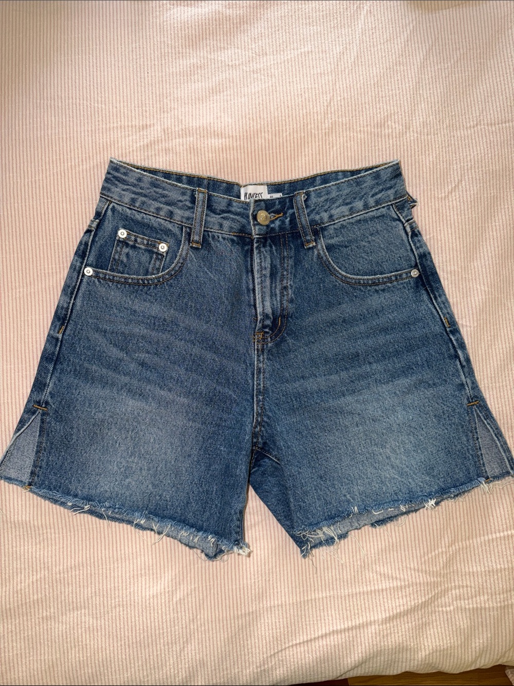 Princess Polly Distressed Denim Shorts